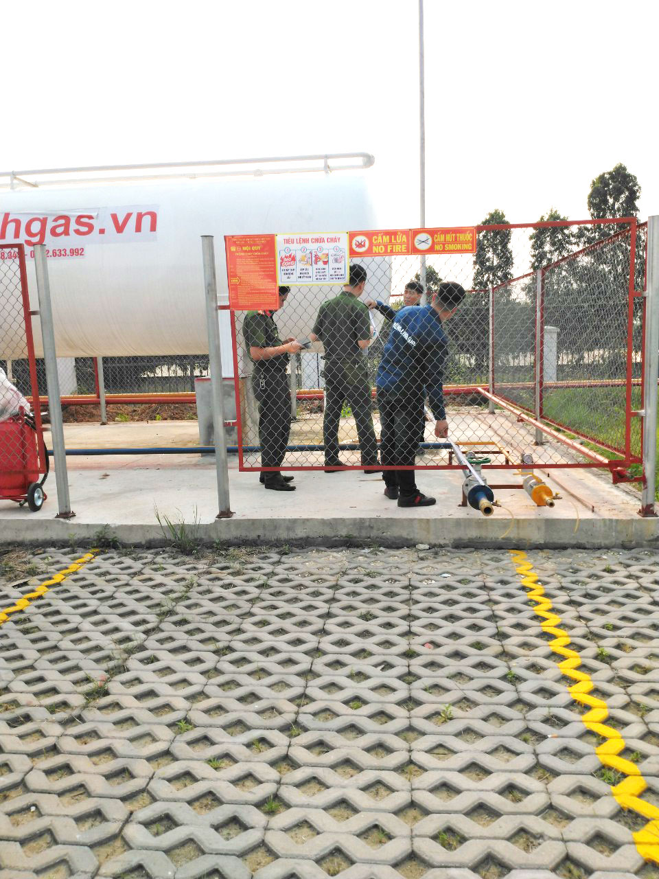 Kiểm định bồn chứa gas LPG Móng Cái